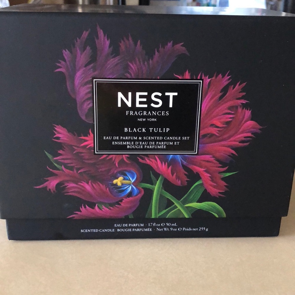 Nest fragrances black Tulip candle/ mini fragrance